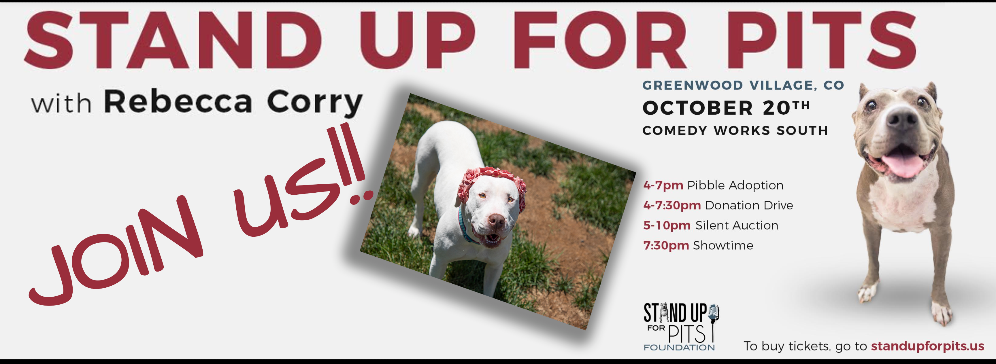 EVENT: Stand Up For Pits! October 20, 2019